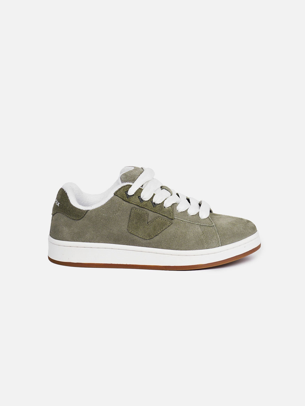 Zapatillas DUNKELVOLK Velvet verdes, vista lateral