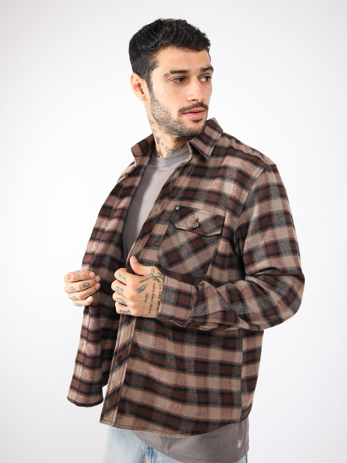 Camisa para Hombre DUNKELVOLK FLANNEL KURT FLANNEL BRY
