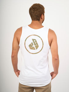 Tank Dunkelvolk CLASSIC CAMO LOGO TANK WHT