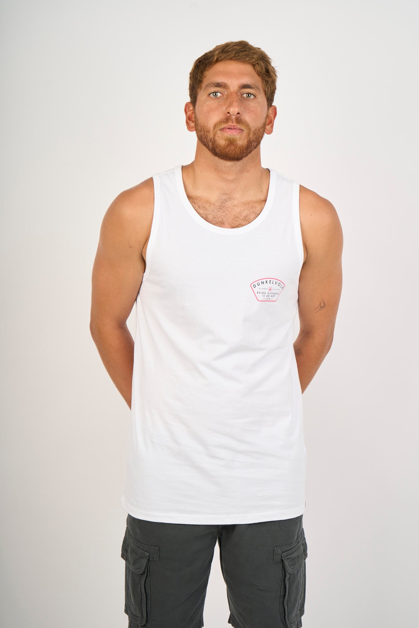 Tank para Hombre DUNKELVOLK CLASSIC HERITAGE TANK WHT