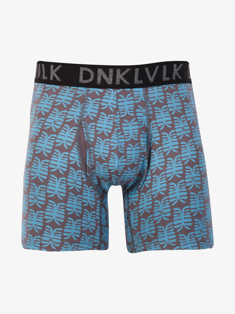 Pack de Boxers Dunkelvolk Boxer Brief Felino-Sing Marrón/Celeste, Hombre