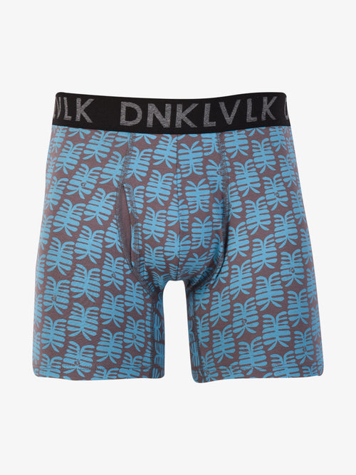 Pack de Boxers Dunkelvolk Boxer Brief Felino-Sing Marrón/Celeste, Hombre
