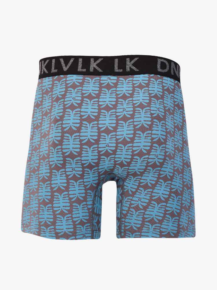 Pack de Boxers Dunkelvolk Boxer Brief Felino-Sing Marrón/Celeste, Hombre