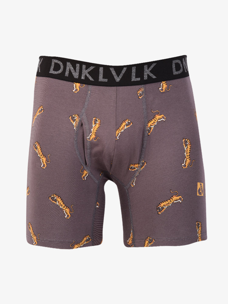 Pack de Boxers Dunkelvolk Boxer Brief Felino-Sing Marrón/Celeste, Hombre