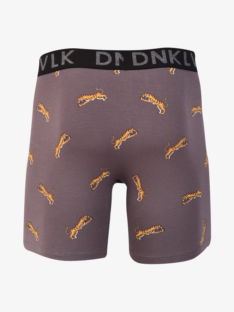 Pack de Boxers Dunkelvolk Boxer Brief Felino-Sing Marrón/Celeste, Hombre