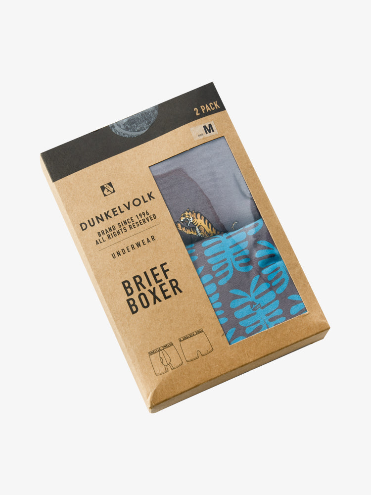 Pack de Boxers para Hombre Dunkelvolk BOXER BRIEF FELINO-SING MAR-CEL