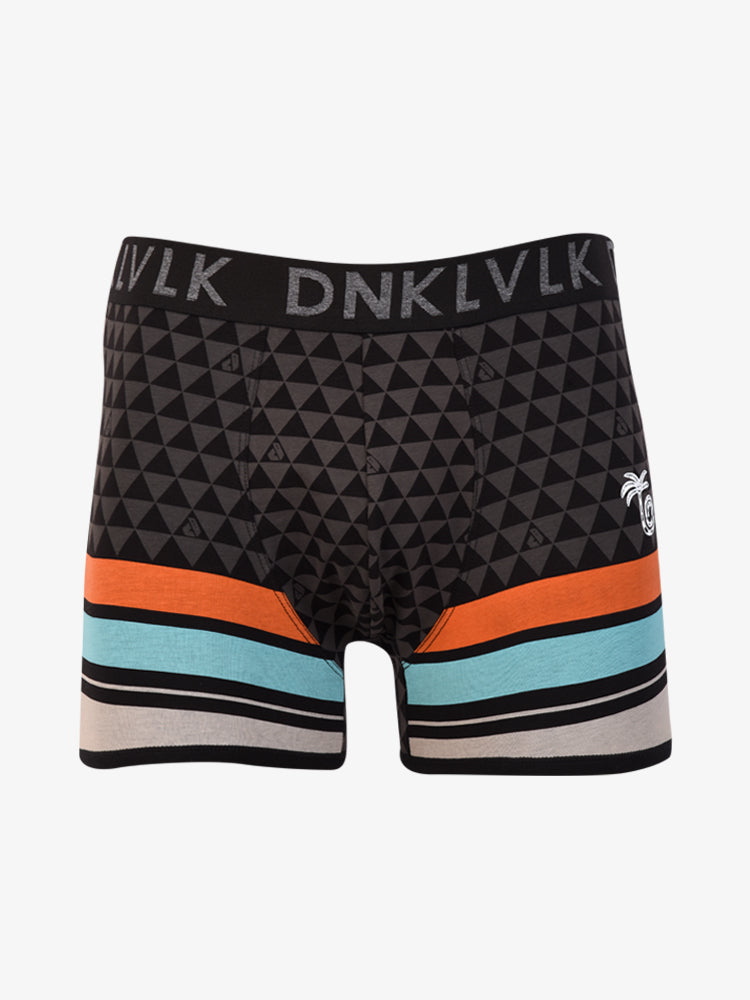 Boxer Dunkelvolk Boxer Brief Gladiator-Oahu Natural/Negro, Hombre