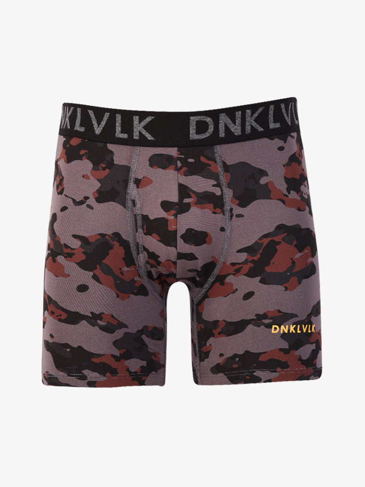 Boxer Dunkelvolk Boxer Brief Warrior-Kanagawa Marrón/Natural, Hombre