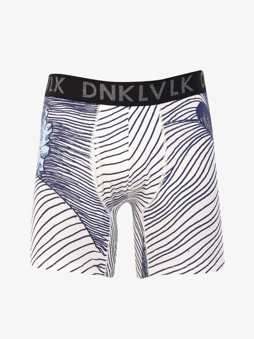 Boxer Dunkelvolk Boxer Brief Warrior-Kanagawa Marrón/Natural, Hombre