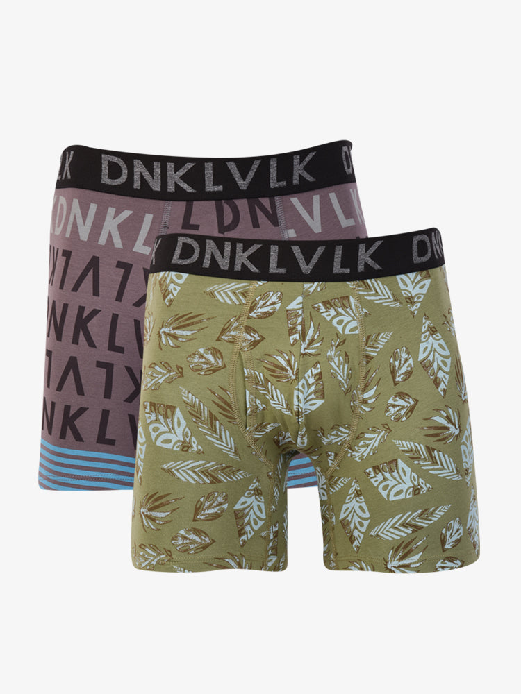 Pack de Boxers Dunkelvolk Boxer Brief Gig-Tottem Gris/Verde, Hombre
