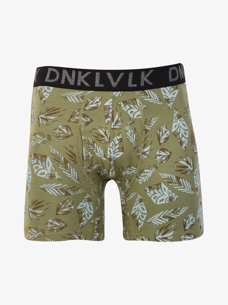 Pack de Boxers Dunkelvolk Boxer Brief Gig-Tottem Gris/Verde, Hombre