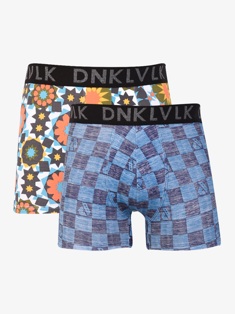 Pack de Boxers para Hombre Dunkelvolk LOW RISE TRUNKS FLOYD-HISTORY MUL-AZU