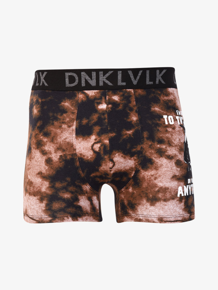 Boxer Dunkelvolk Low Rise Trunks Sickness-Classic Marrón/Gris, Hombre