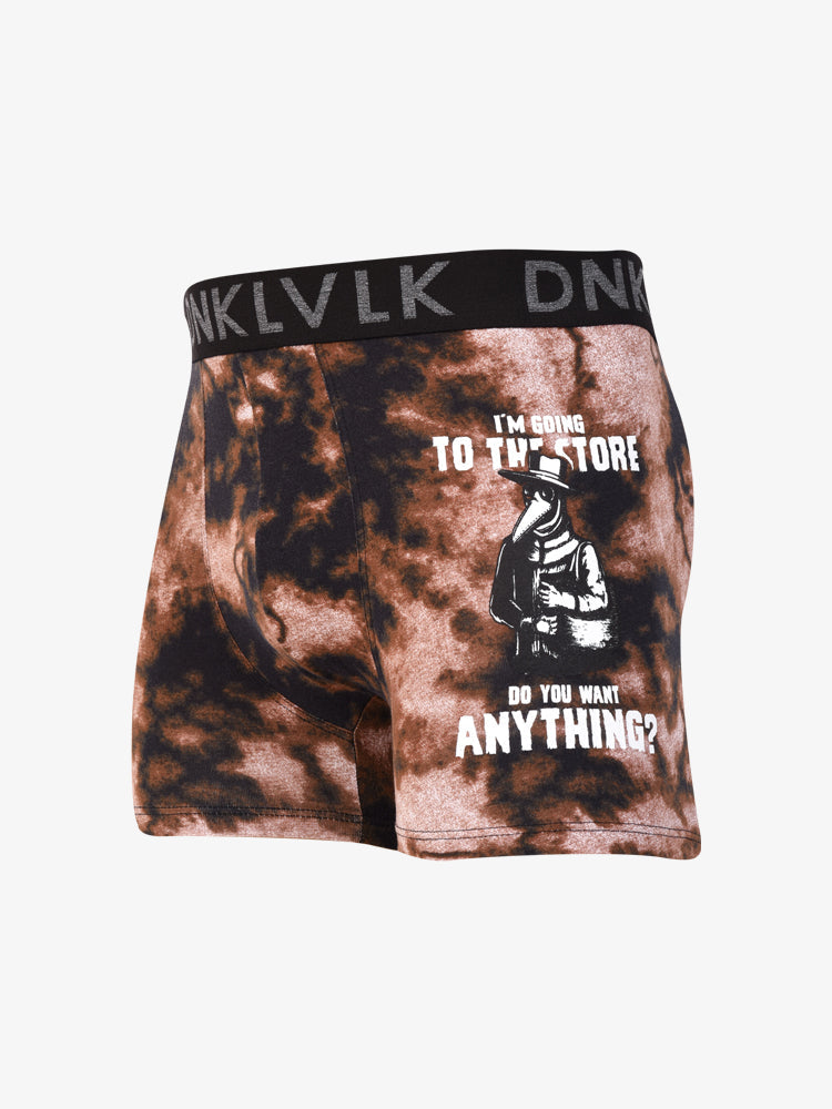 Boxer Dunkelvolk Low Rise Trunks Sickness-Classic Marrón/Gris, Hombre
