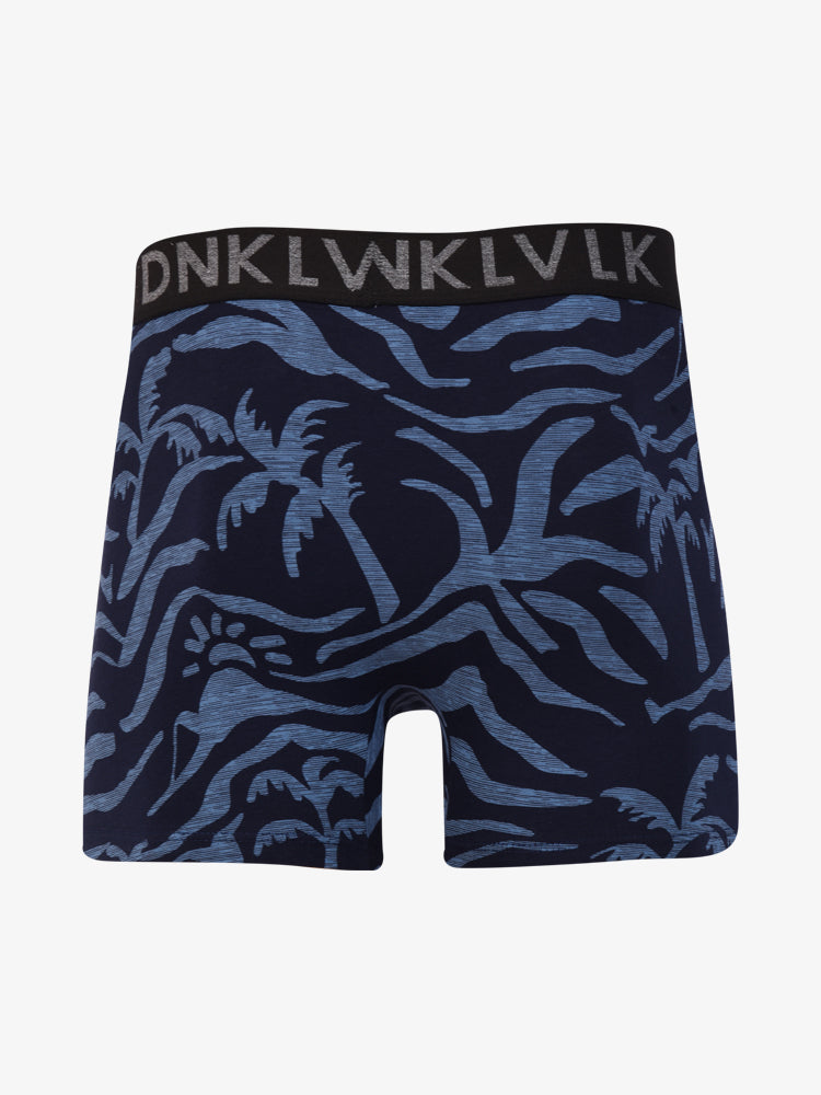 Boxer Dunkelvolk Low Rise Trunks Classic-Booster Celeste/Azul, Hombre