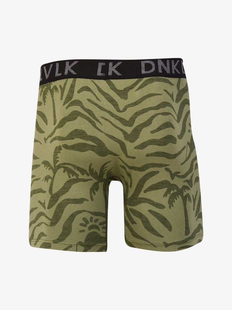 Pack de Boxers Dunkelvolk Low Rise Trunks Booster-Symbol Verde/Celeste, Hombre