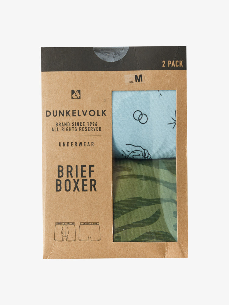 Pack de Boxers para Hombre Dunkelvolk LOW RISE TRUNKS BOOSTER C2-SYMBOL VER-CEL