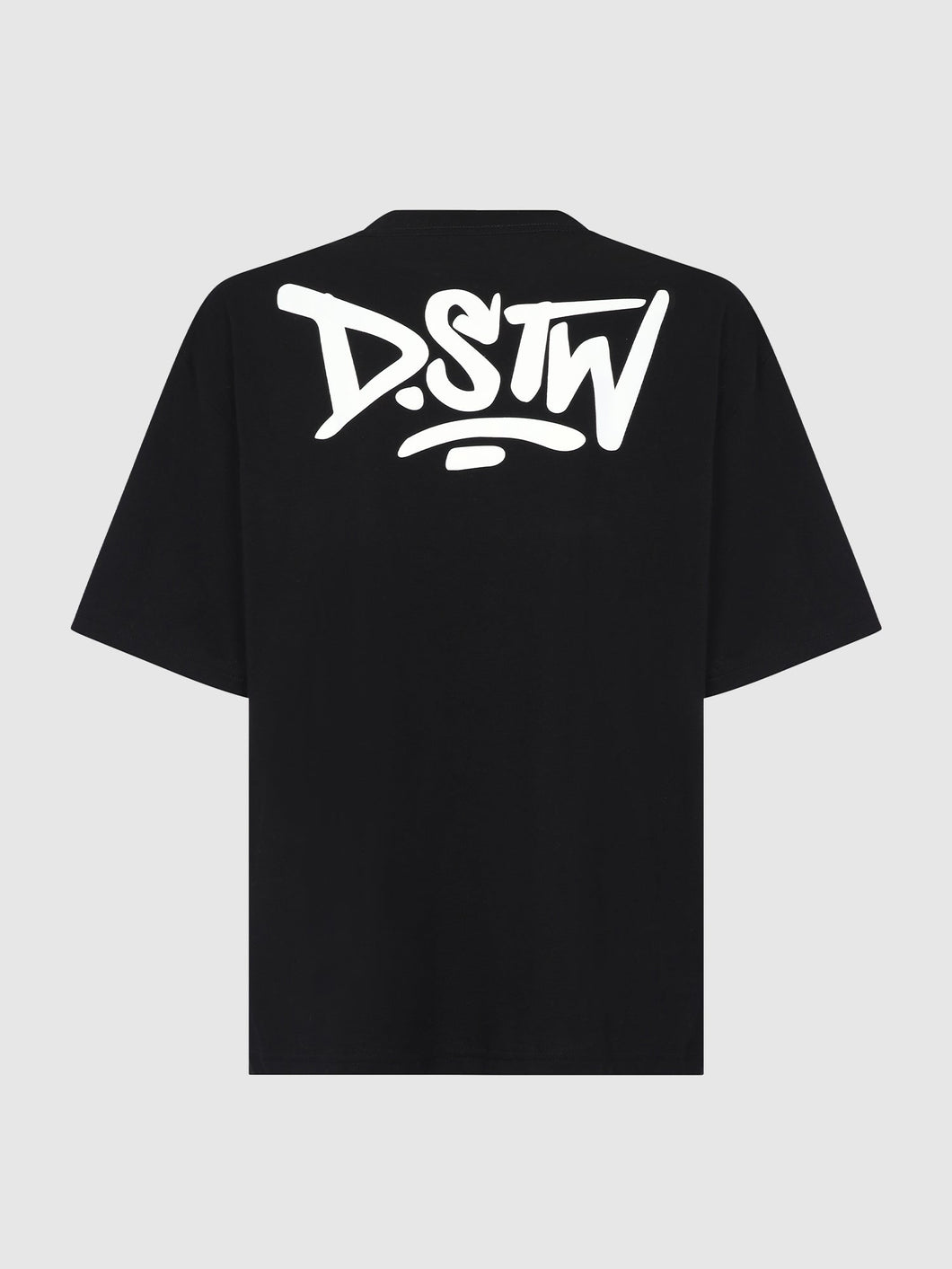 Polo para Hombre Dunkelvolk OVERSIZE LOGO DSTW PUFF LOGO BLK