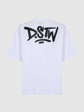 Cargar imagen en el visor de la galería, Polo para Hombre Dunkelvolk OVERSIZE LOGO DSTW PUFF LOGO WHT
