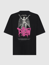 Cargar imagen en el visor de la galería, Polo para Hombre Dunkelvolk OVERSIZE GRAPHIC HOLY DSTW BLK
