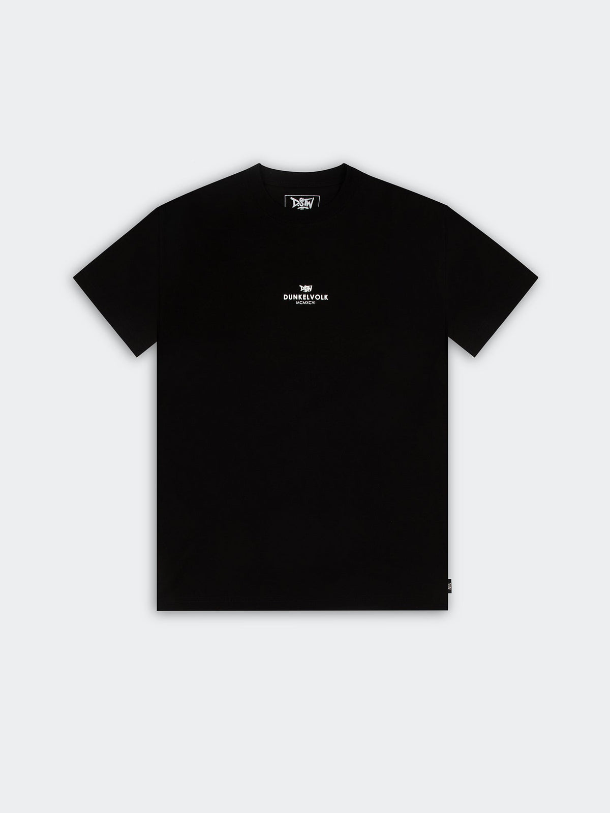 Polos para Hombre DSTW DSTW CENTER LOGO OVERSIZE Negro