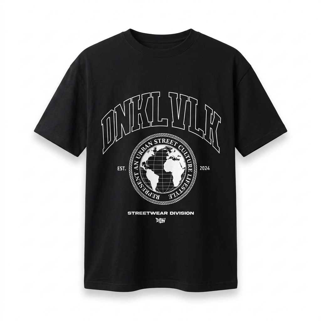 Polo DSTW THE WORLD Negro, Hombre - foto 1