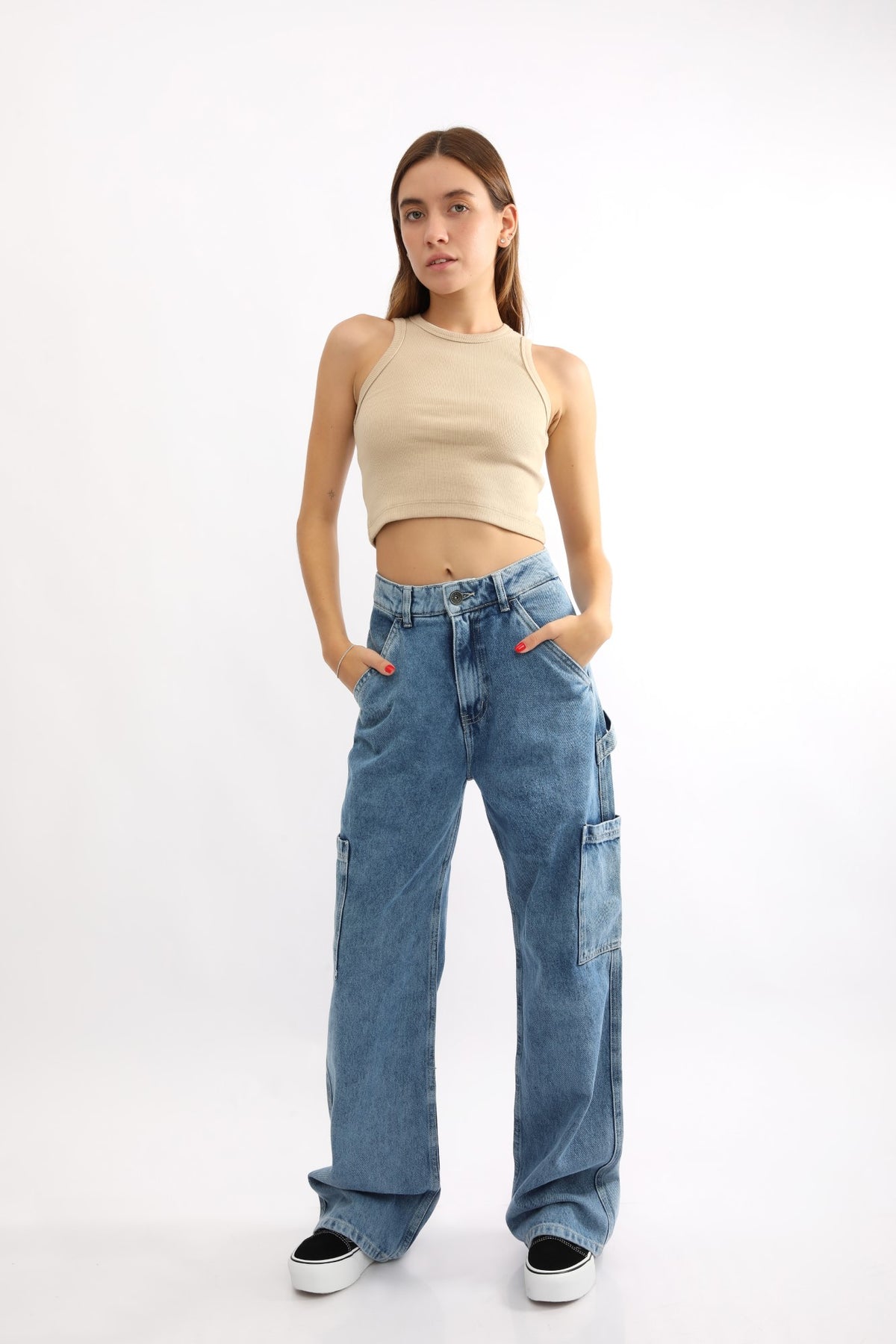 Jean para Mujer DVK CARGO SIMPLE DENIM CARGO AZL
