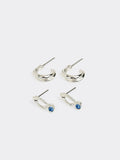 Aretes para Mujer DVK ARETES SET X2 HARMONIA PLATA PLT
