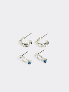 Aretes para Mujer DVK ARETES SET X2 HARMONIA PLATA PLT