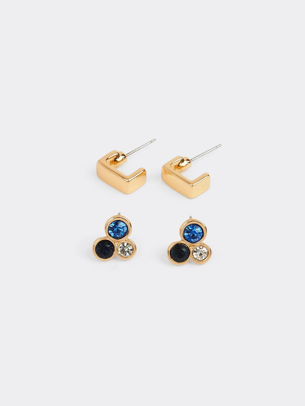 Aretes para Mujer DVK ARETES SET X2 ZAFIRO ORO ORO