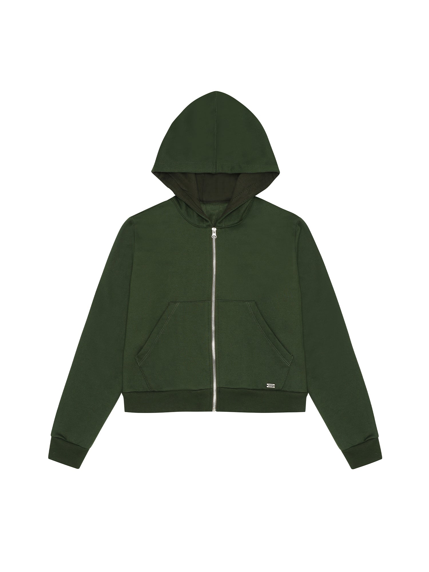 Polera para Mujer DVK CON ZIP SILV FLEECE VRD