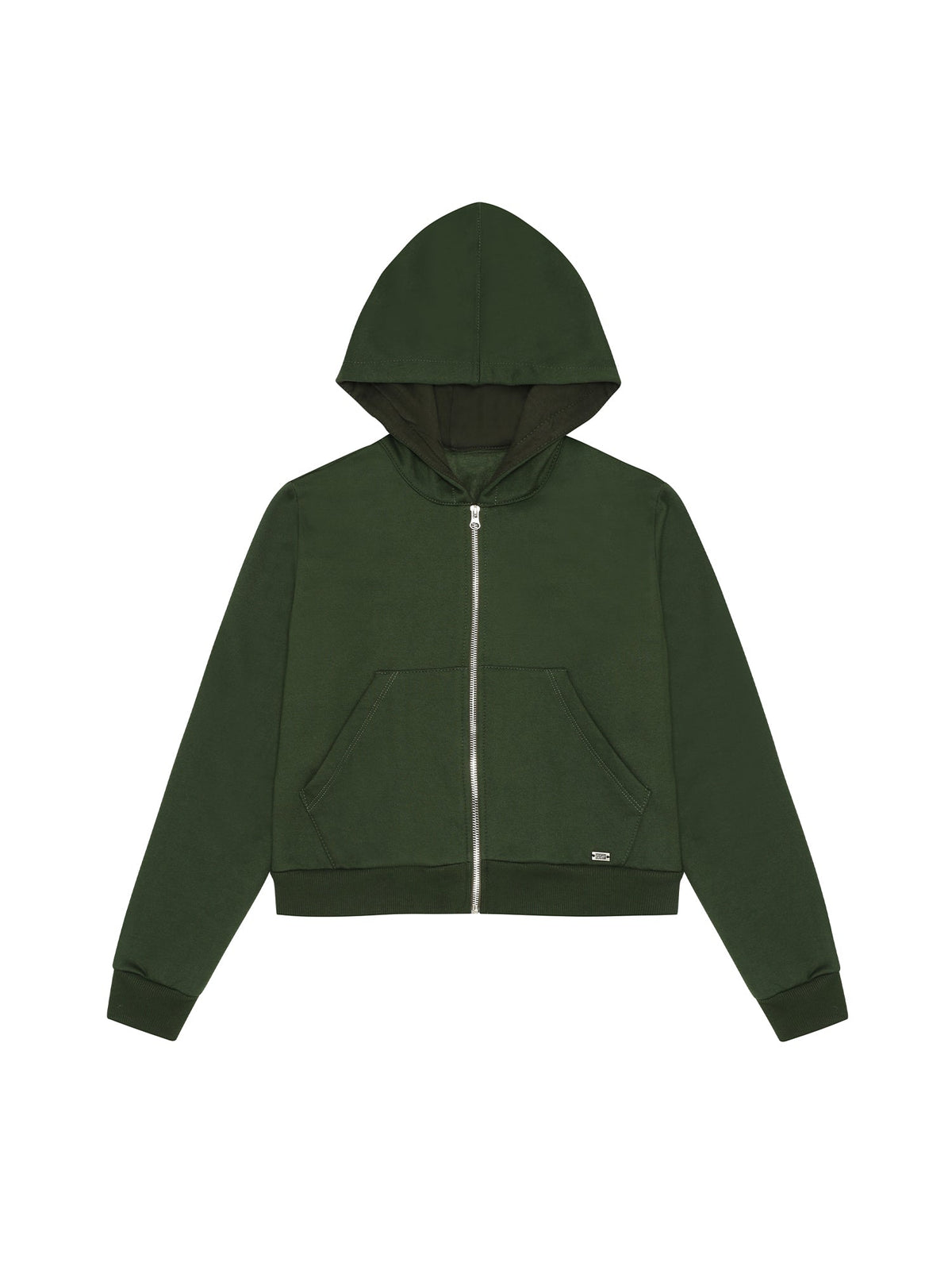 Polera para Mujer DVK CON ZIP SILV FLEECE VRD