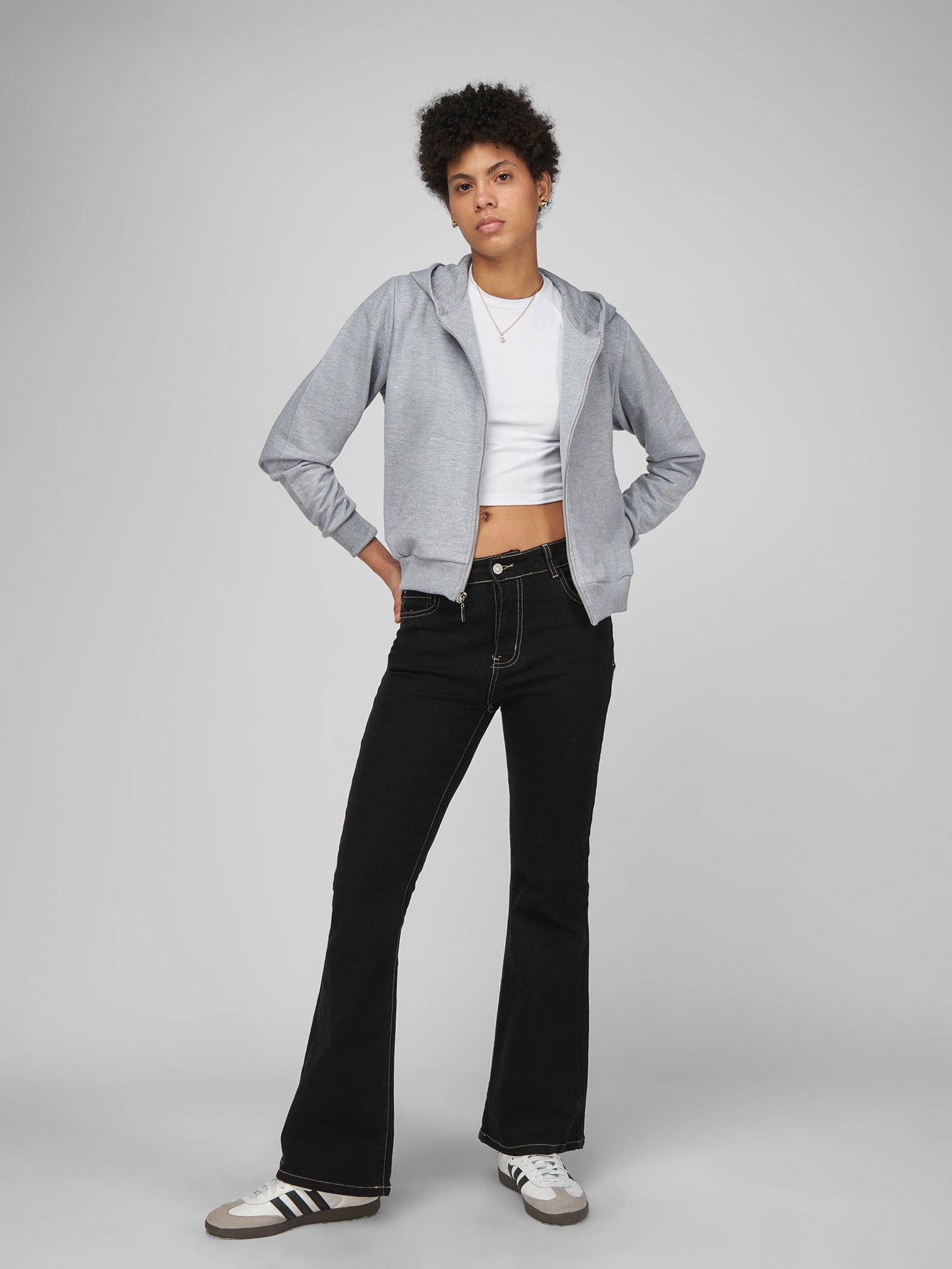 Polera para Mujer DVK SILVER FLEECE FRENCH TERRY GRY