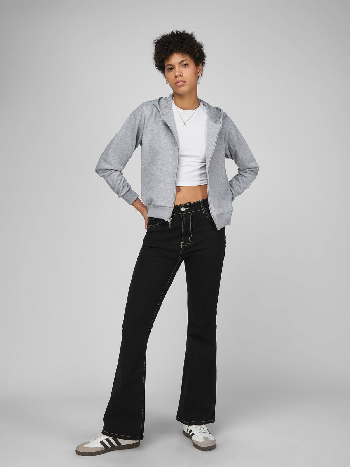 Polera para Mujer DVK SILVER FLEECE FRENCH TERRY GRY