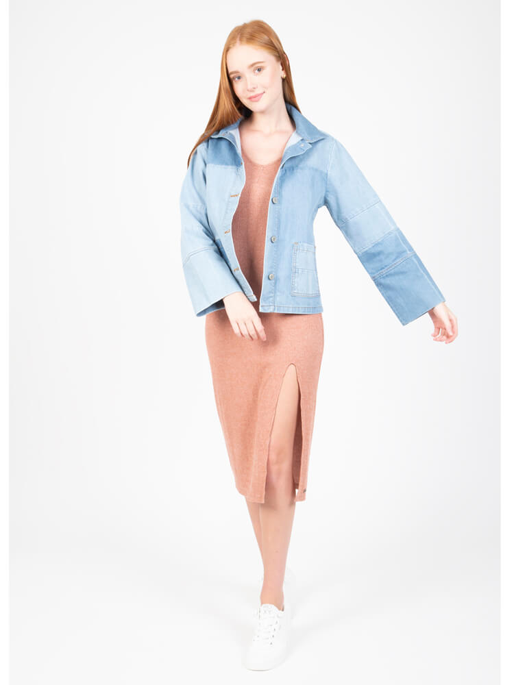 Casaca para Mujer DVK DENIM AVENA AZL