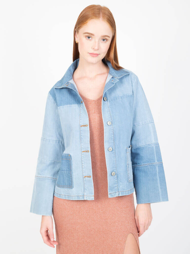 Casaca para Mujer DVK DENIM AVENA AZL