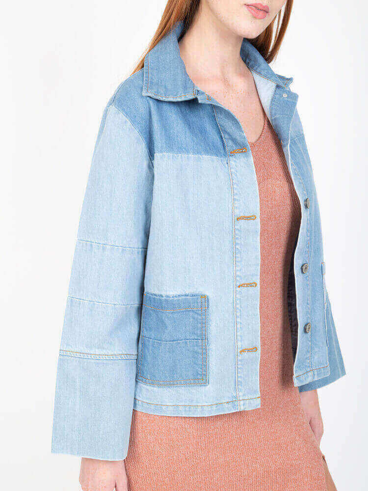 Casaca para Mujer DVK DENIM AVENA AZL