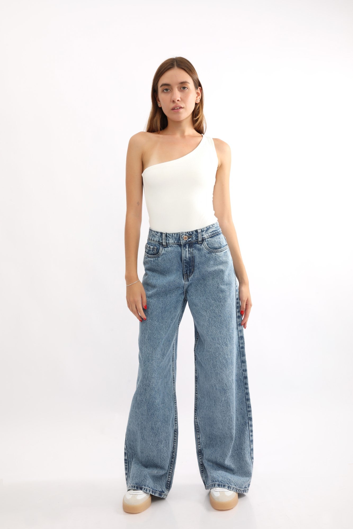 Jean para Mujer DVK WIDE LEG HIGH WAISTED WIDE LEG JEAN AZL