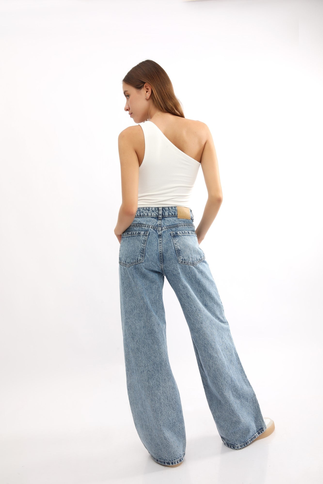 Jean para Mujer DVK WIDE LEG HIGH WAISTED WIDE LEG JEAN AZL