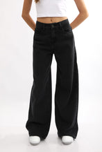 Cargar imagen en el visor de la galería, Jean para Mujer DVK WIDE LEG HIGH WAISTED WIDE LEG JEAN NGR
