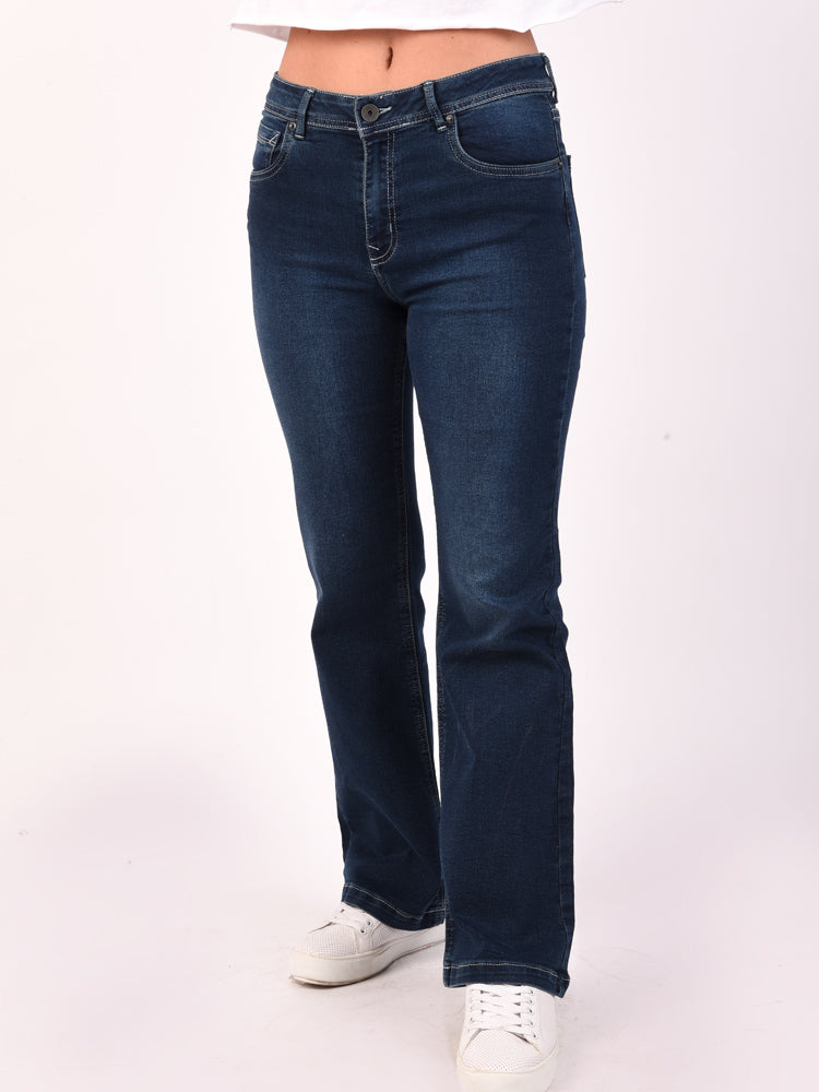 Jean para Mujer DVK HIGH RISE CAMPANILLA AZL