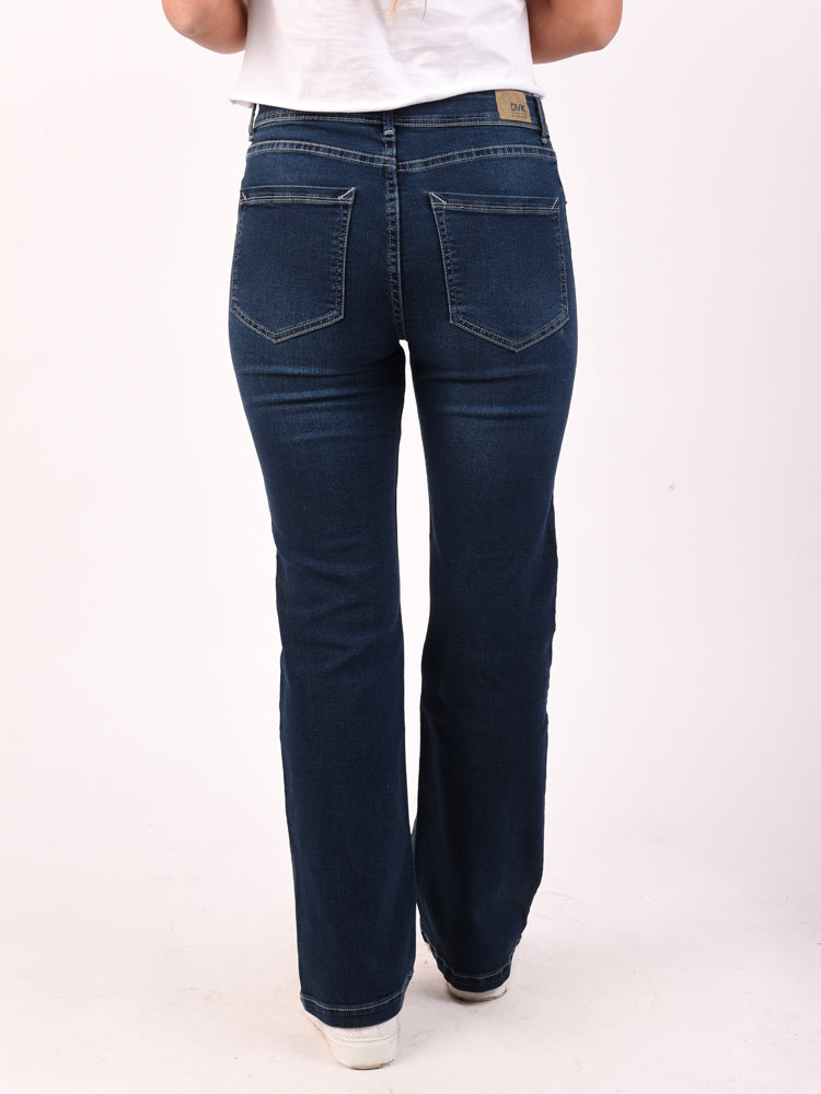 Jean para Mujer DVK HIGH RISE CAMPANILLA AZL
