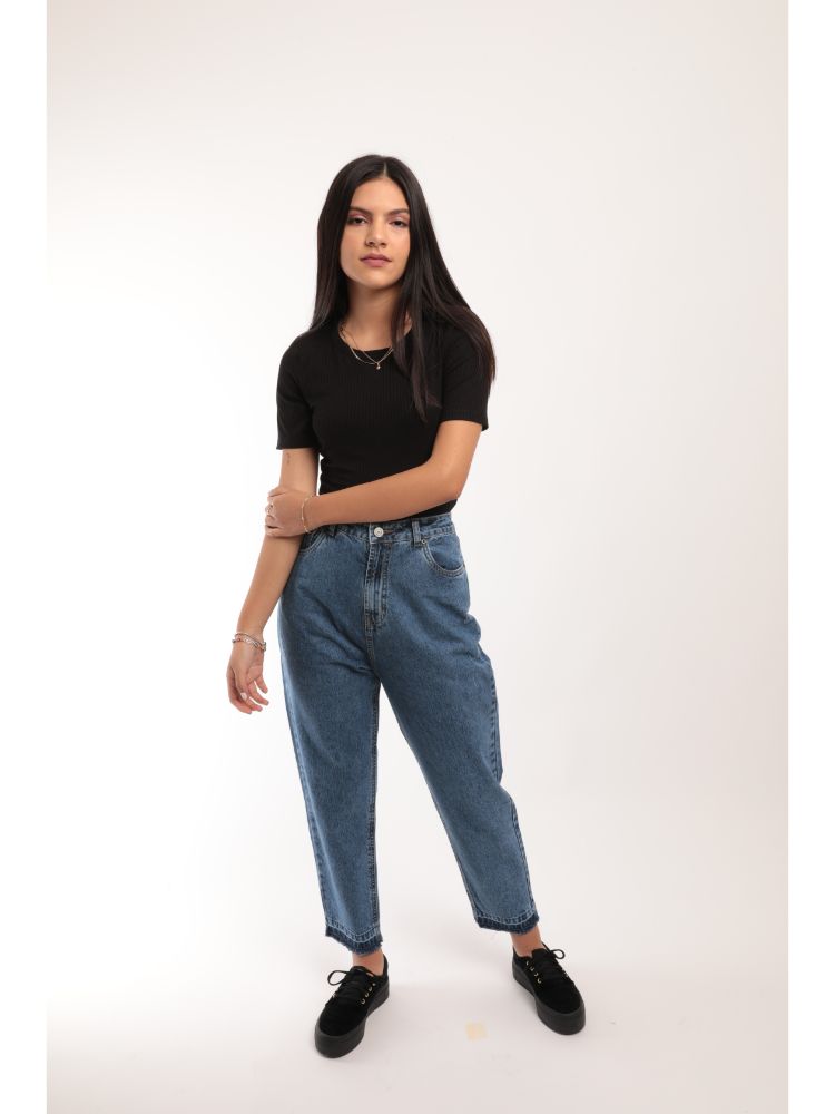 Jean para Mujer DVK MOM MURIEL AZU