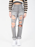 Jean para Mujer DVK RECTO AMALIA GRS