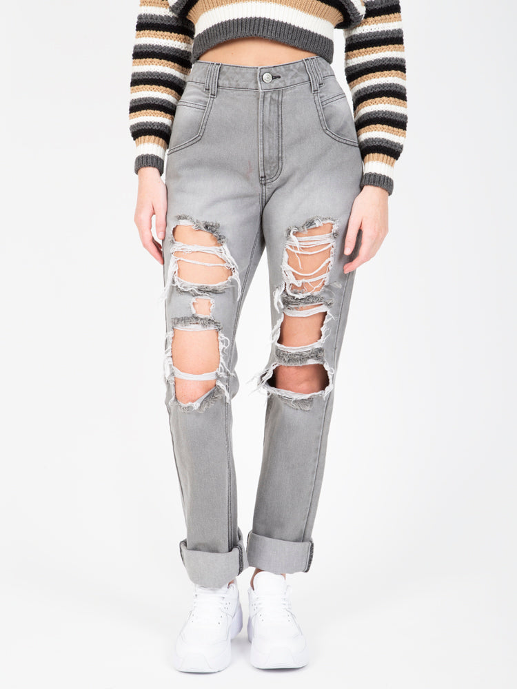Jean para Mujer DVK RECTO AMALIA GRS