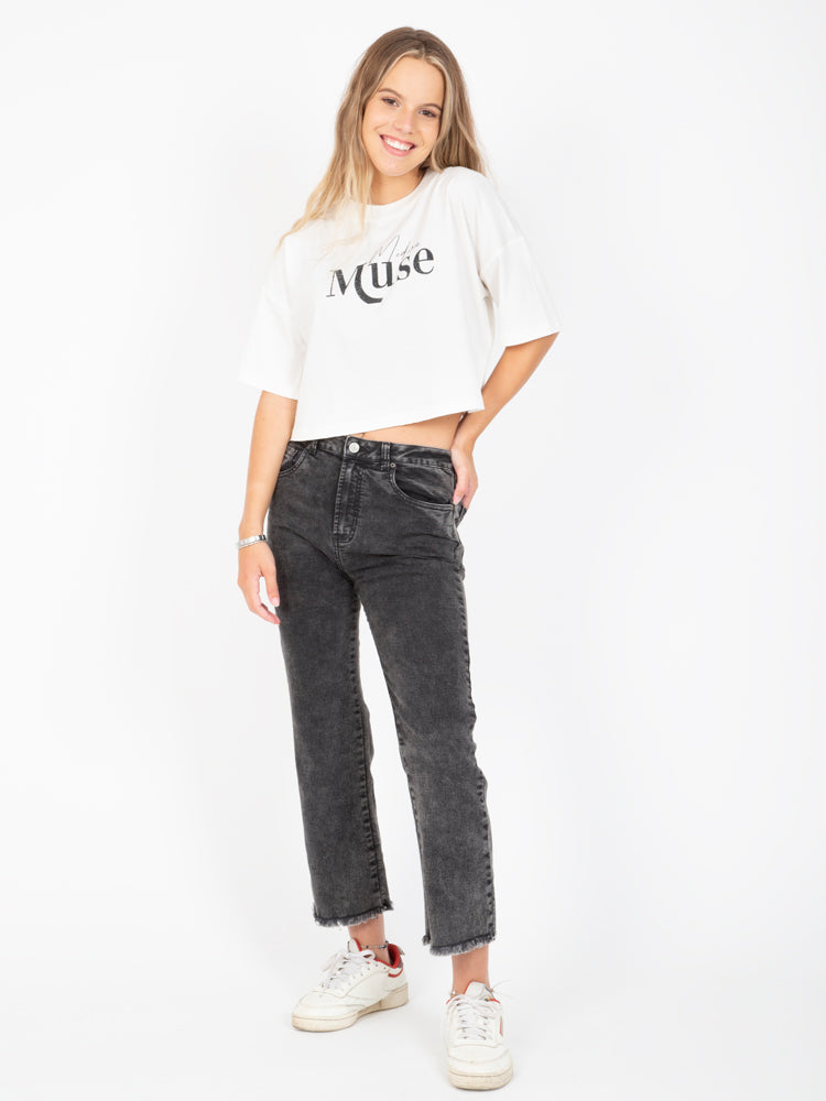 Jean para Mujer DVK RECTO ABBY NGR