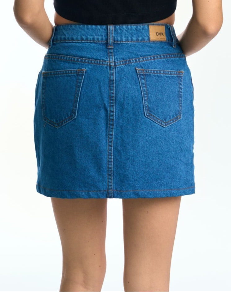 Falda para Mujer DVK HIGH RISE DAPHNE AZL
