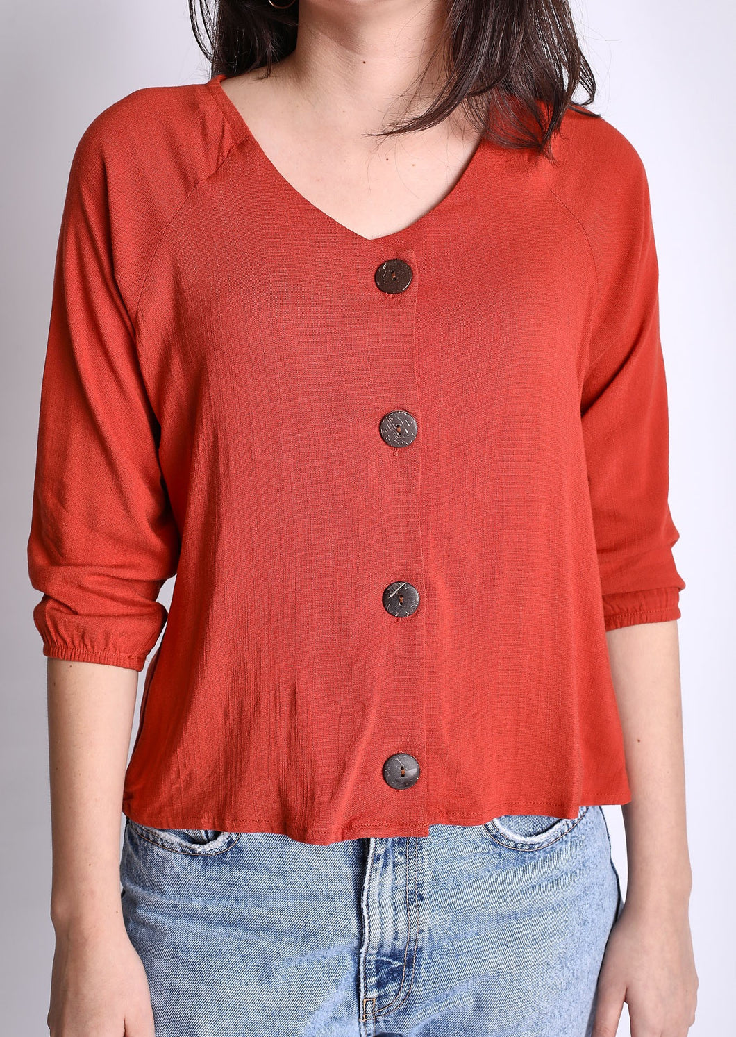 Blusa para Mujer DVK BALLOON Naranja
