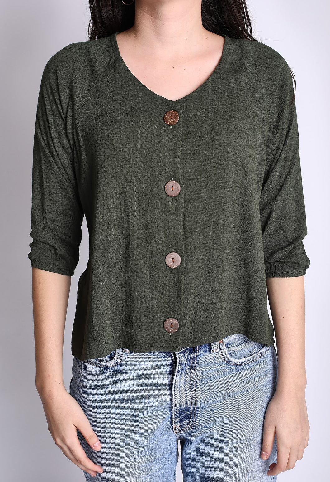 Blusa para Mujer DVK BALLOON Verde