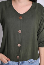 Cargar imagen en el visor de la galería, Blusa para Mujer DVK BALLOON Verde
